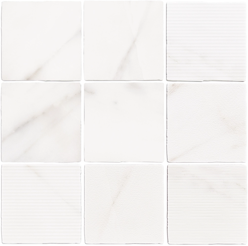 Wow Design Gea Gea Calacatta Carved 12x12
